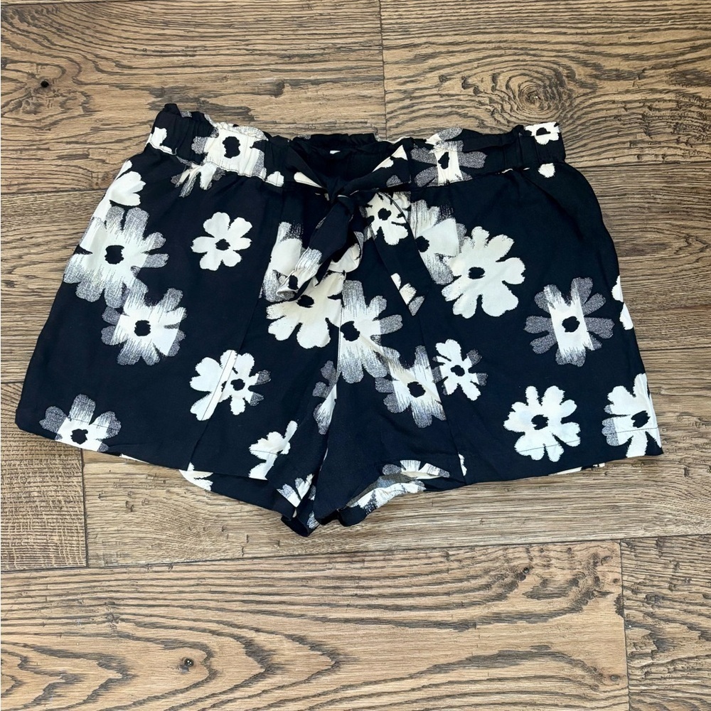 Madewell Drapey pull-on shorts floral ikat Flowy - Picture 6 of 11